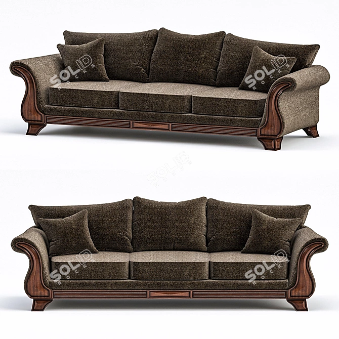 American Dream Sofa 3D model image 1