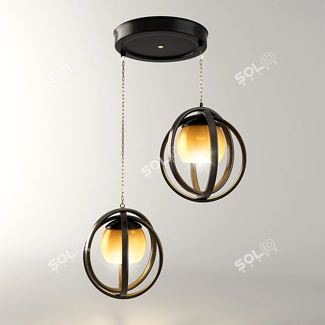  2013 Light Fixture: Elegant & Efficient 3D model image 1