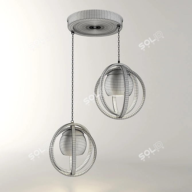  2013 Light Fixture: Elegant & Efficient 3D model image 4