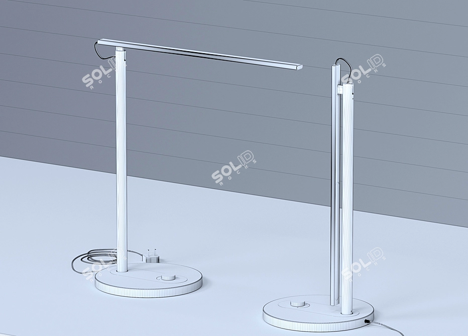 Elegant Modern Table Light 3D model image 2