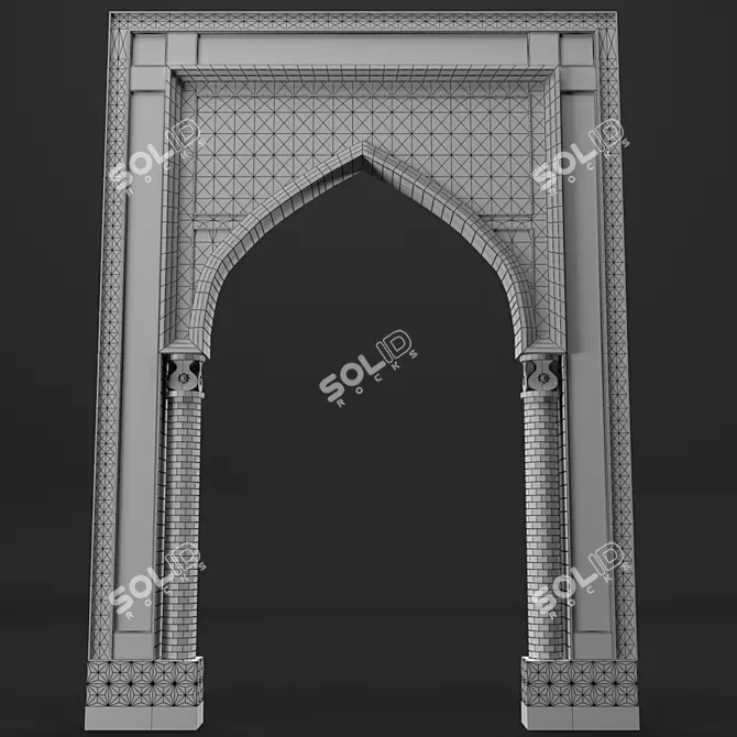East Arch 3D Model: Versatile Formats & High Detail 3D model image 4