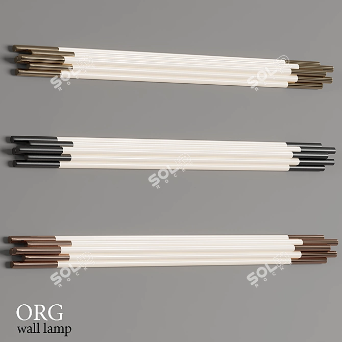 Modern LED Wall Lamp ORG 3D model image 1