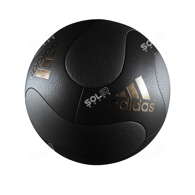 Dual-Tone Soccer Ball 3D model image 3