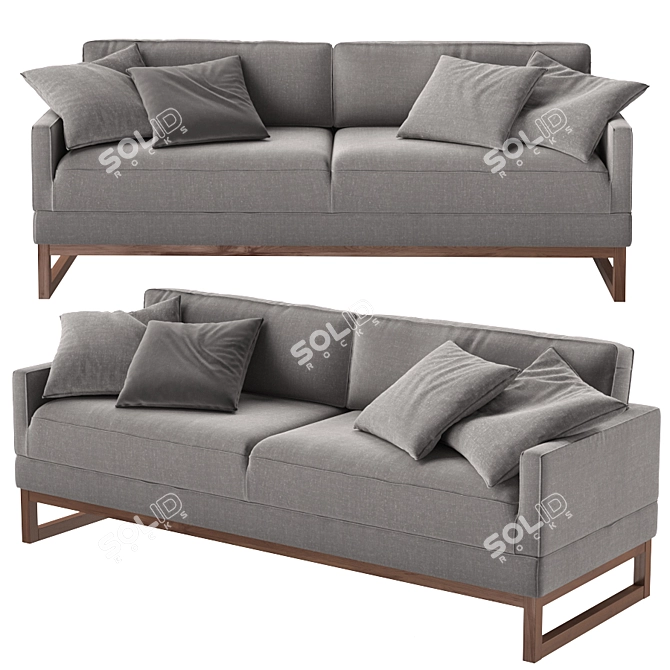 Bludot Diplomat 80 Sleeper: Comfort and Style 3D model image 1