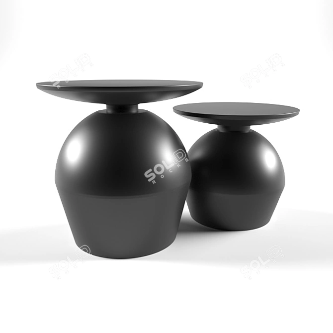 Lothar Coffee Tables: Elegant and Functional 3D model image 1