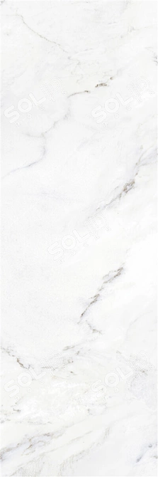 Escape White Wall Tiles: High-Quality, Multi-Texture Design 3D model image 4