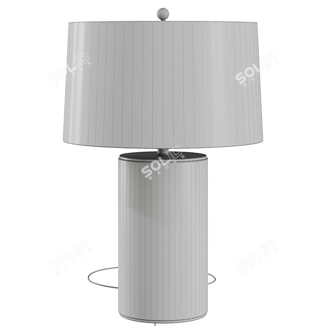 Bohemian Elegance: Hudson Valley Table Lamp 3D model image 2