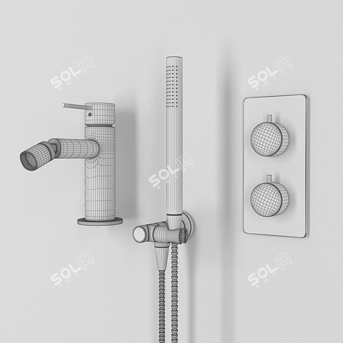 Elevate Your Bathroom with Feramolli 3D model image 5