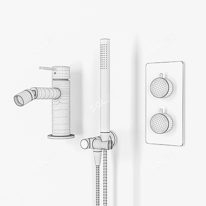 Elevate Your Bathroom with Feramolli 3D model image 10