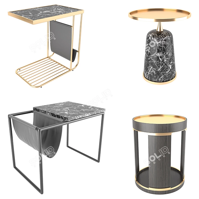 Modern Side Tables for Your Home 3D model image 6