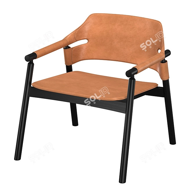 Stylish Suite AP Armchair 3D model image 4