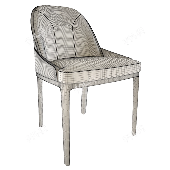 Classic Elegance: BENTLEY Malvern Chair 3D model image 7