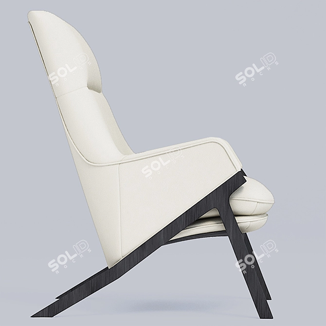 Sleek and Cozy Henata Lounge 3D model image 5