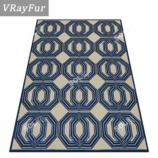 Luxury Carpets Set 3D model image 2