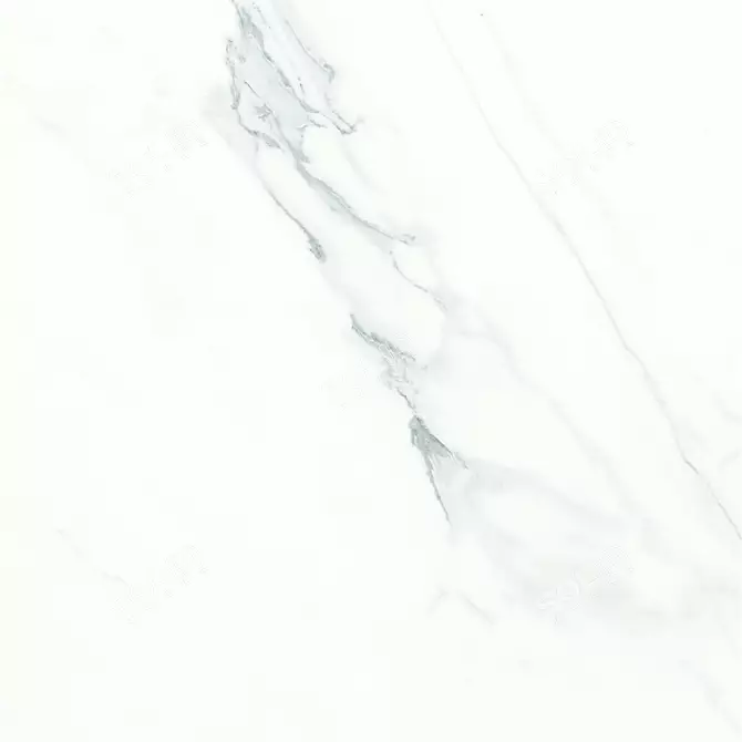 Luxury Bianco Marble Set: 80x80 cm 3D model image 2