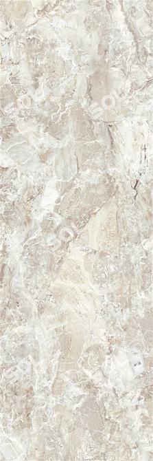 Jupiter Beige Wall Tiles: Multi-texture, High-definition, 30x90 cm 3D model image 4