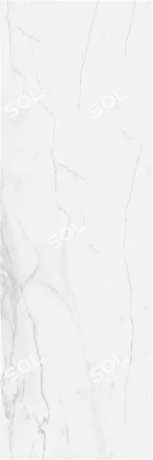 White Marble Wall Tiles - Set of 1 3D model image 4