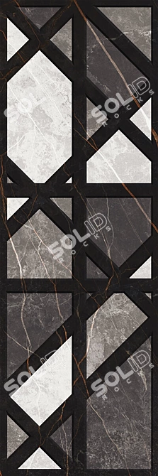 Marble Dekor Wall Tiles: Multi-Texture Elegance 3D model image 4