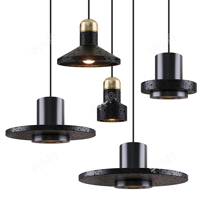 Bentu Design Pendant Lights 3D model image 1