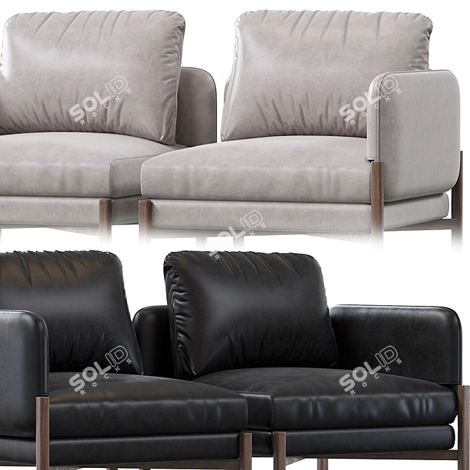 Elegant JULES Corner Unit 3D model image 3