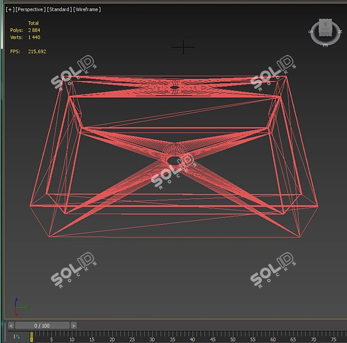 Concrete Screen Sink 3D model image 4