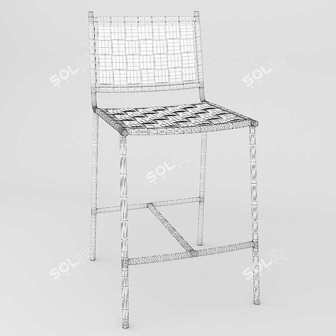 ErgoFlex Mesh Office Chair 3D model image 2