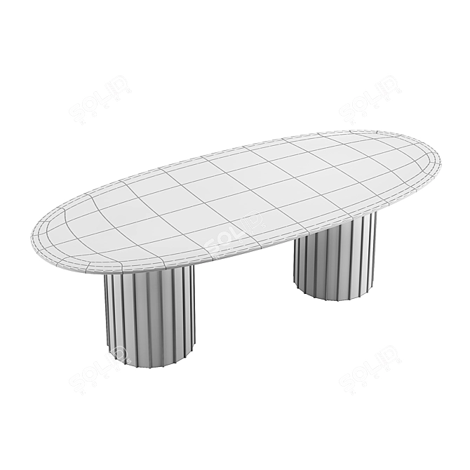 Title: Cortona Table: Elegant and Functional 3D model image 3