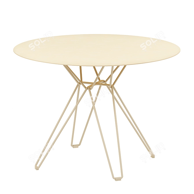 Sleek Tio Dining Table | Modern Design 3D model image 1