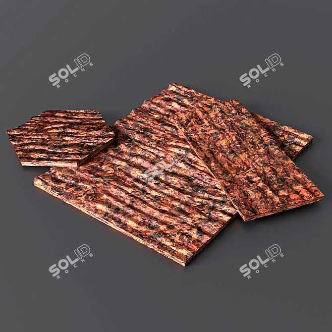 Taiga Essence Decorative Tile 3D model image 1