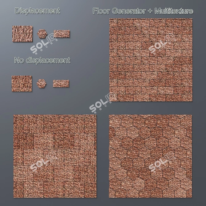 Taiga Essence Decorative Tile 3D model image 3