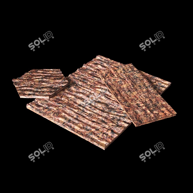 Taiga Essence Decorative Tile 3D model image 5