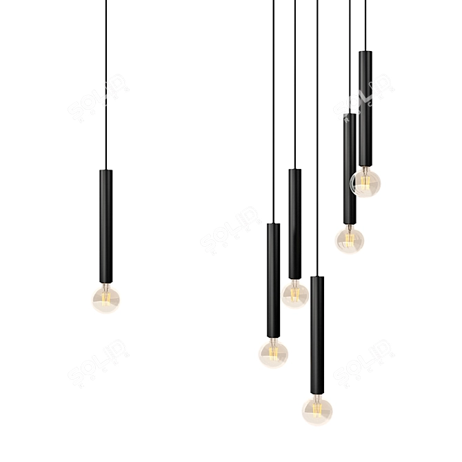 EGLO CORTENOVA Pendant Lighting Set 3D model image 1