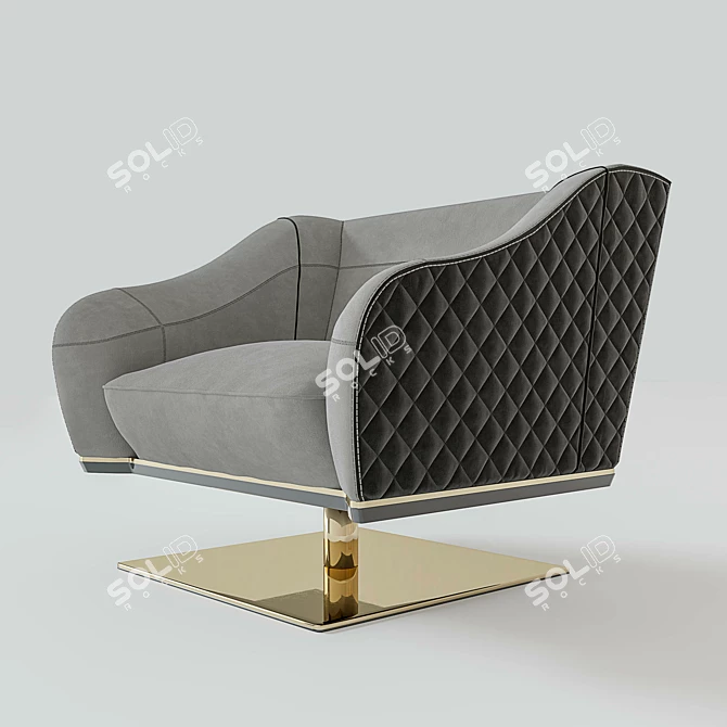 Luxxu Saboteur Swivel Chair 3D model image 1