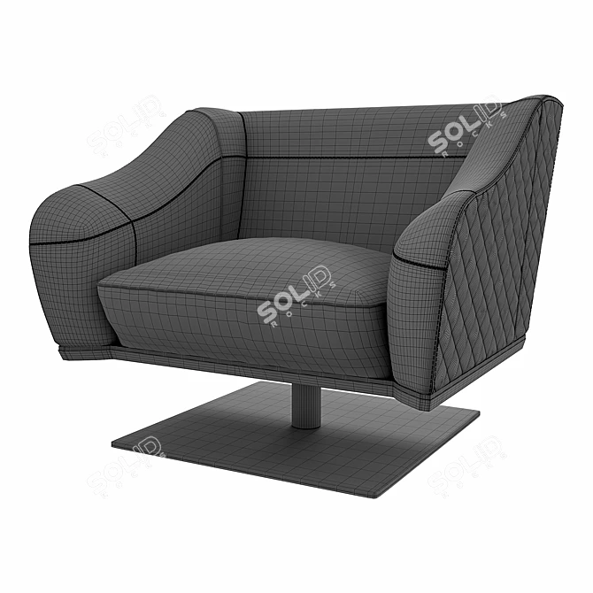 Luxxu Saboteur Swivel Chair 3D model image 8