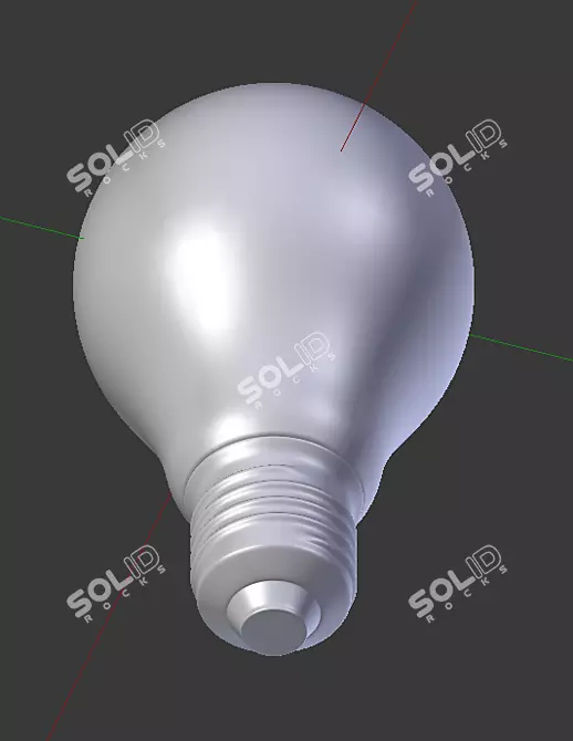 Sleek Modern Lamp 3D model image 4