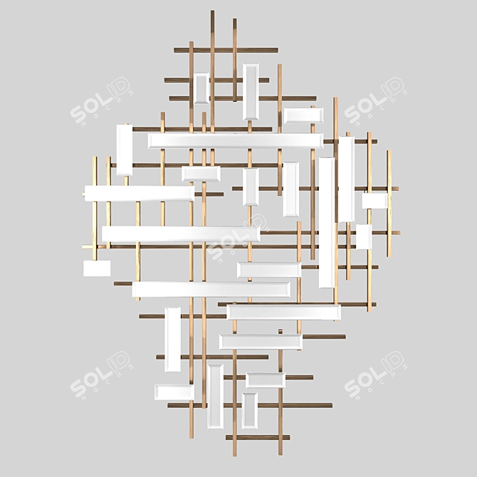 Elegant Wall Art: Apollo's Delight 3D model image 3