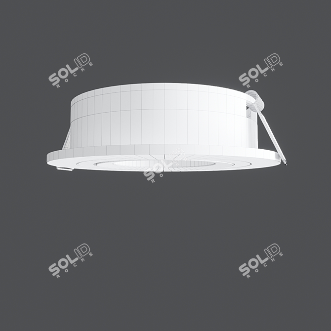 Basico GU10 LED Downlight C0003 Ohm 3D model image 3