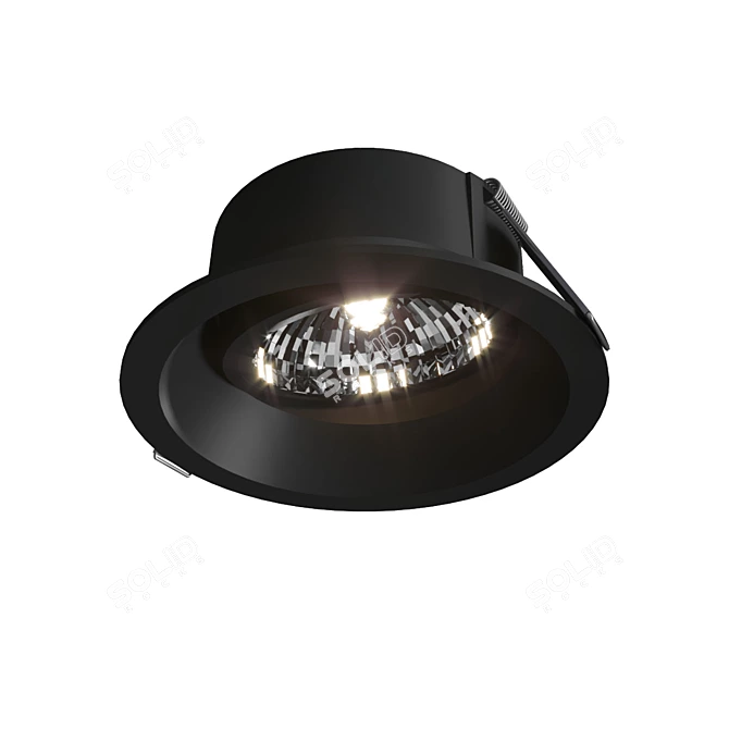 Mantra Comfort GU10 Downlight - Technical Elegance 3D model image 1