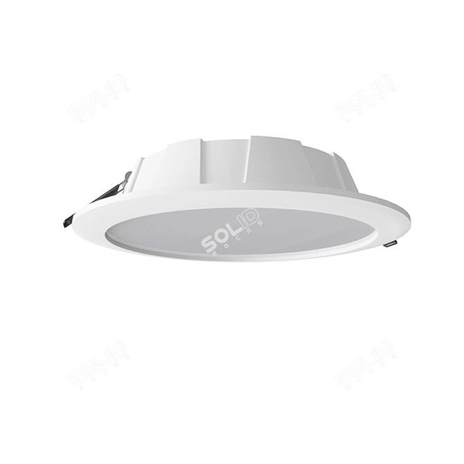 Mantra Graciosa Recessed Luminaire - Sleek & Luminous 3D model image 1