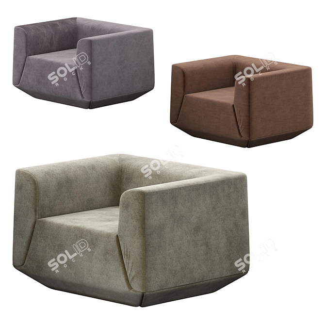 Modern Loft Designe Chair 3D model image 6