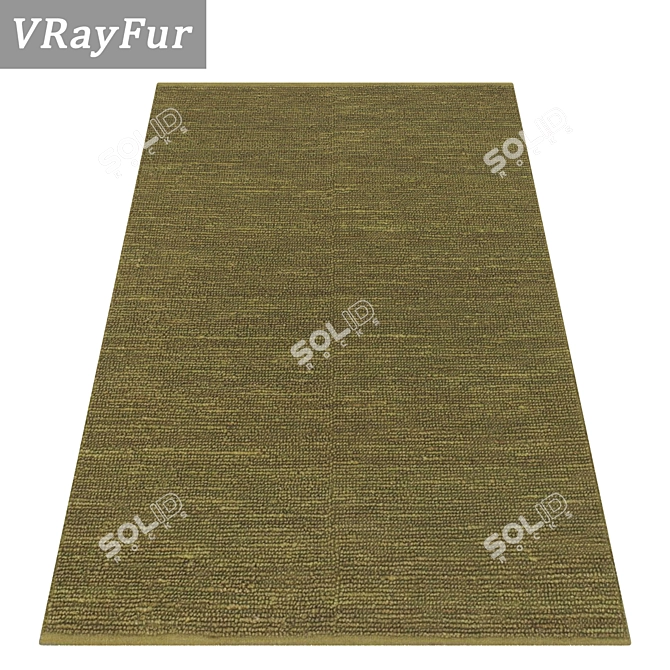 Luxury Carpets Set: High-Quality Textures 3D model image 2