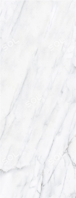 Classic Carrara White Wall Tiles 3D model image 4