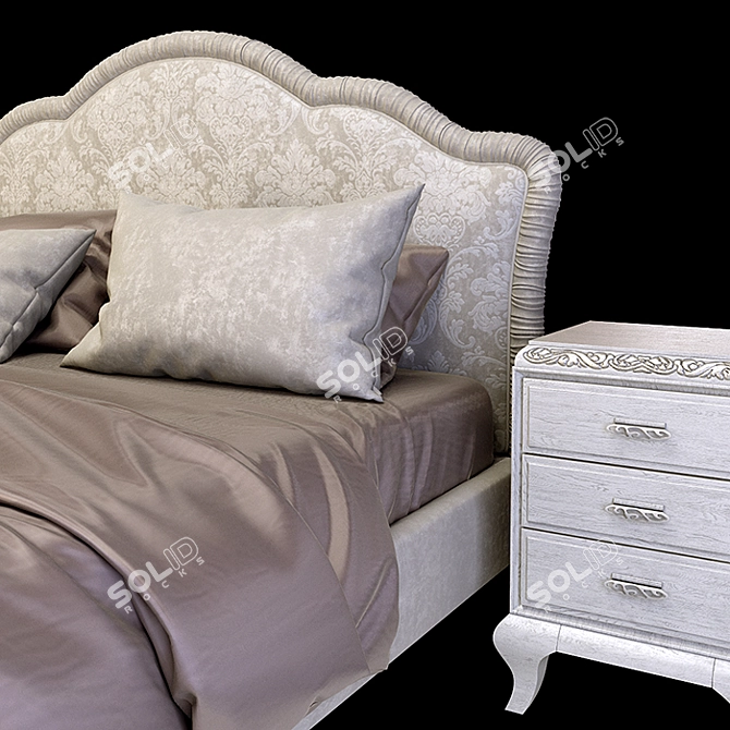 Elegant Giorgiocasa Casa Bella Bed 3D model image 2