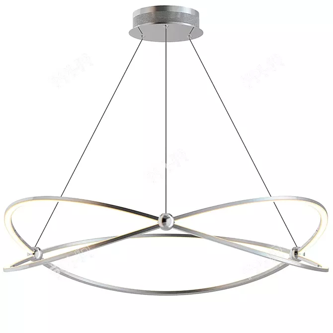 Modern Weave Pendant Lamp: Maytoni MOD062PL-L56CH3K 3D model image 1