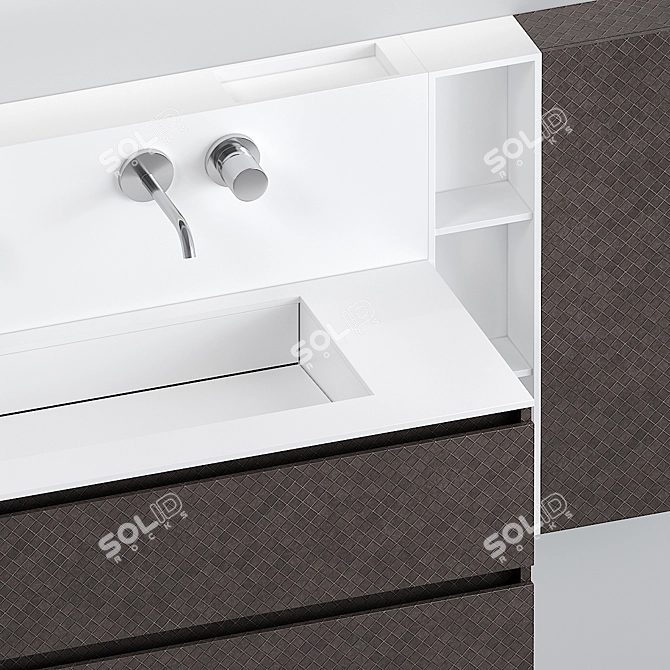 Cerasa SEGNO Vanity | 170x51x85 cm 3D model image 4