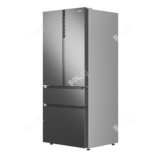 Samsung RF5500K RF50N5861B1 2-Door Fridge 3D model image 2