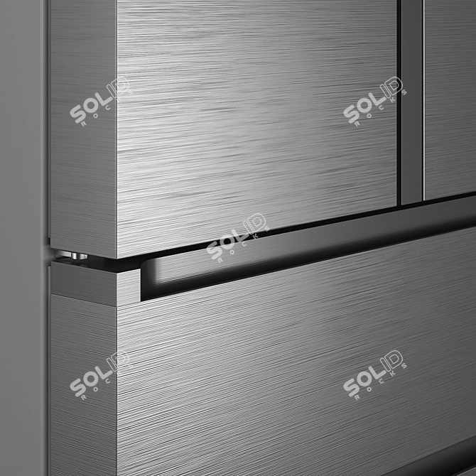 Samsung RF5500K RF50N5861B1 2-Door Fridge 3D model image 3