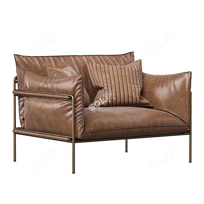 Kaba Outdoor Armchair 3D model image 3