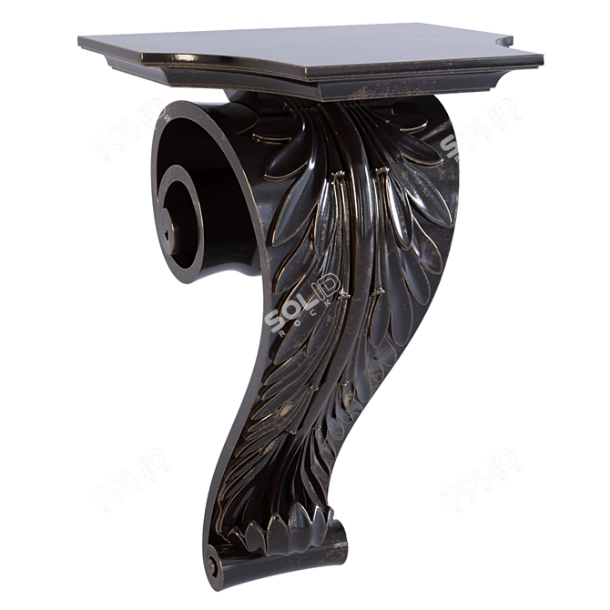 Chelini Console: Elegant and Compact 3D model image 1