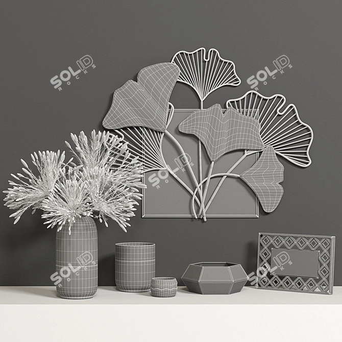 Modern Chic Decor Piece 3D model image 3